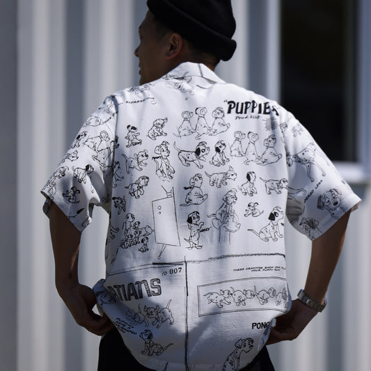 PORTER CLASSIC DISNEY VP / PC ALOHA COLLECTION ALOHA SHIRT / 101 DALMATIANS / DP-024-3966