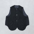Load image into Gallery viewer, Veritecoeur ガーメントダイリバーシブルベスト VC-2828
