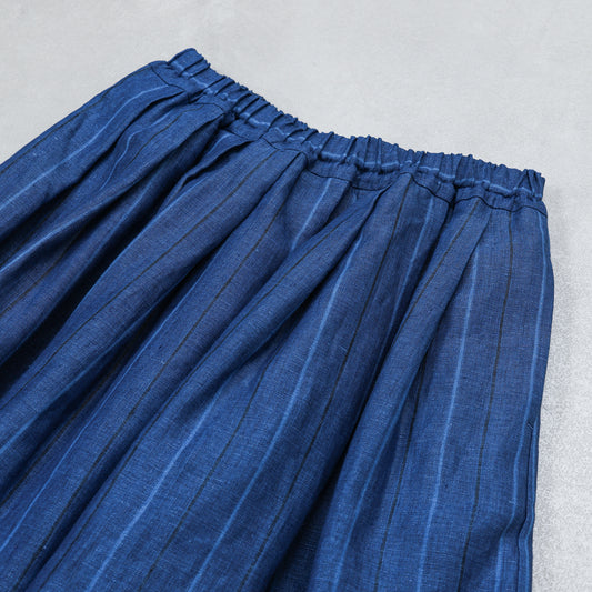 A PIECE OF LIBRARY インディゴリネンヴォヤージュスカート / 626106