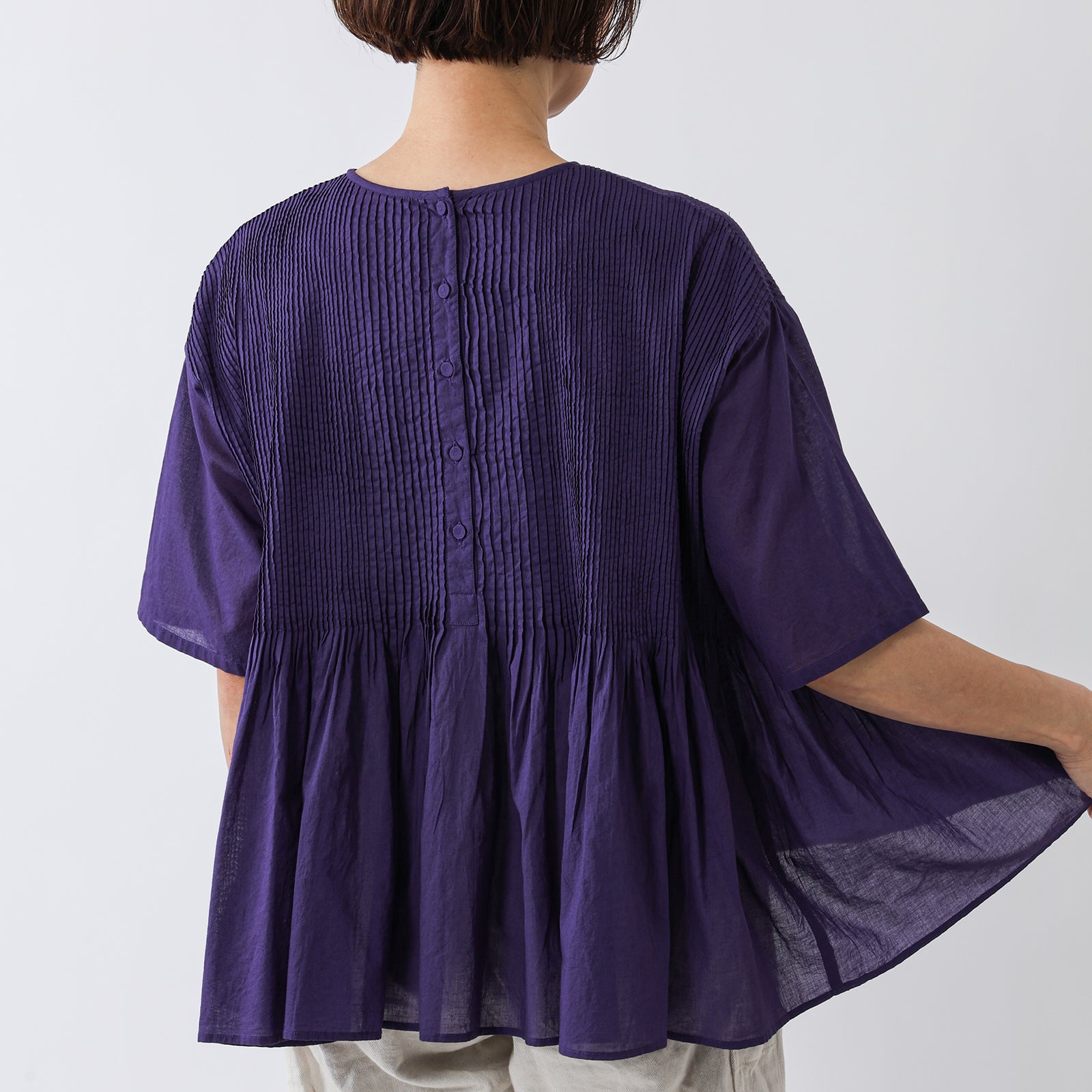 MAISON DE SOIL 80s ORGANIC COTTON  PULLOVER SHIRT / NMDS26241