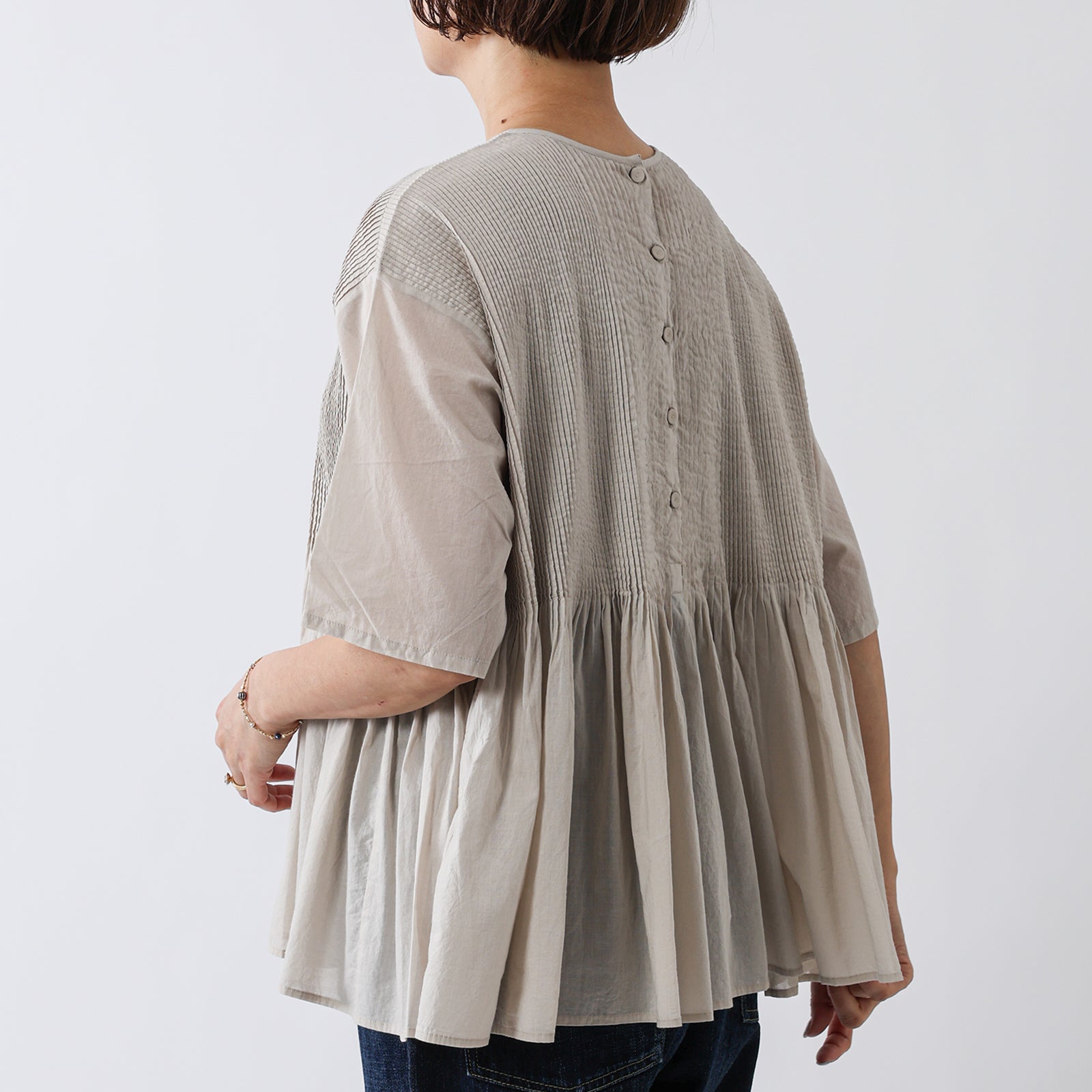 MAISON DE SOIL 80s ORGANIC COTTON  PULLOVER SHIRT / NMDS26241