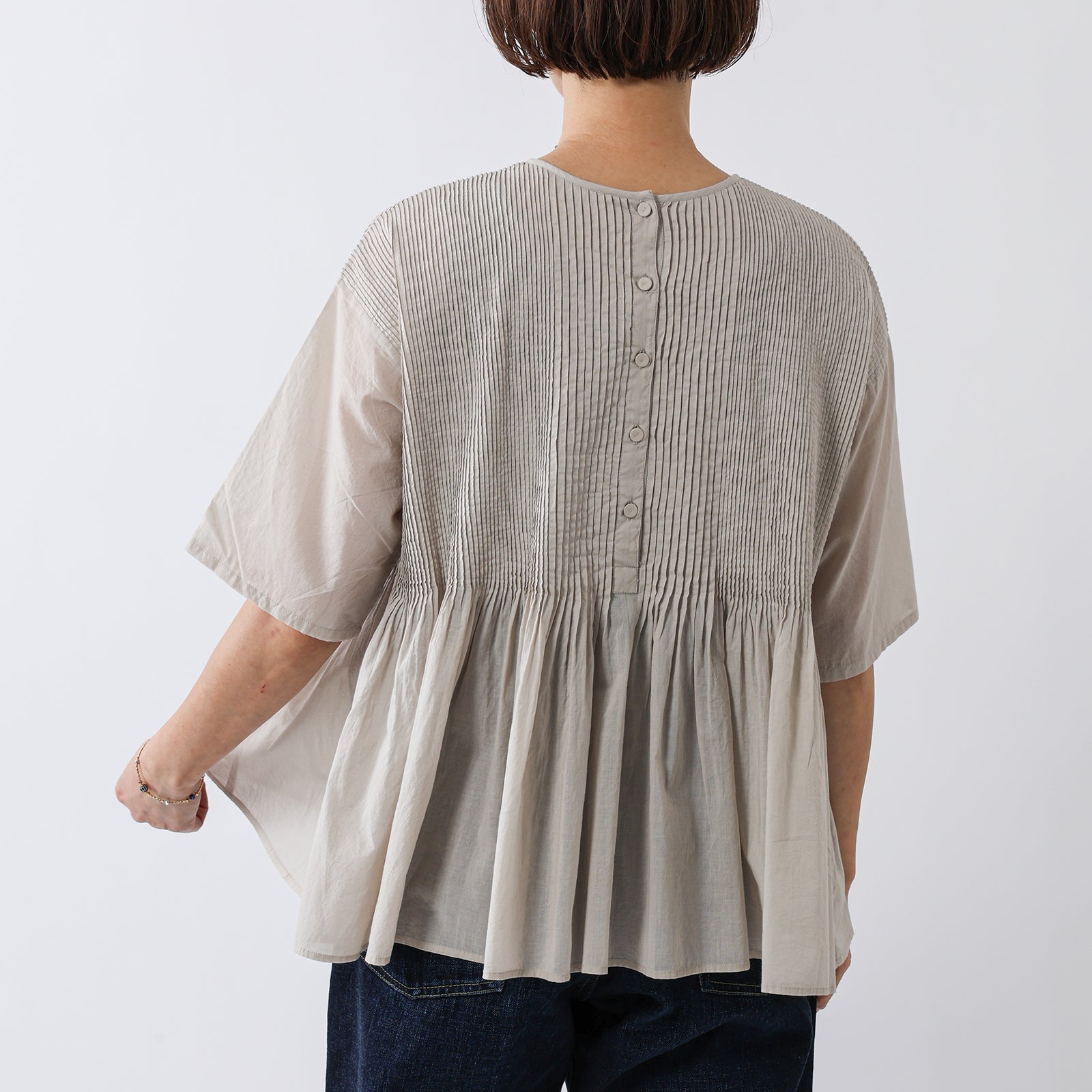 MAISON DE SOIL 80s ORGANIC COTTON  PULLOVER SHIRT / NMDS26241