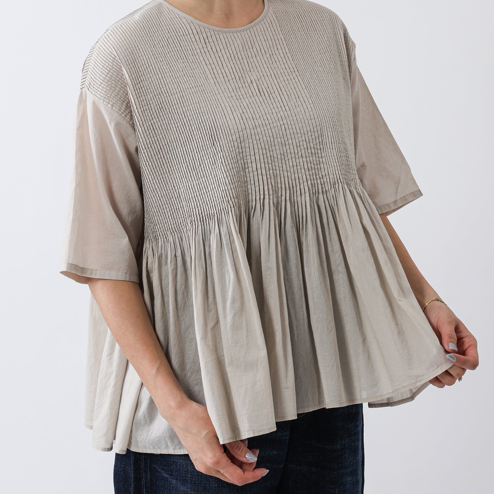 MAISON DE SOIL 80s ORGANIC COTTON  PULLOVER SHIRT / NMDS26241