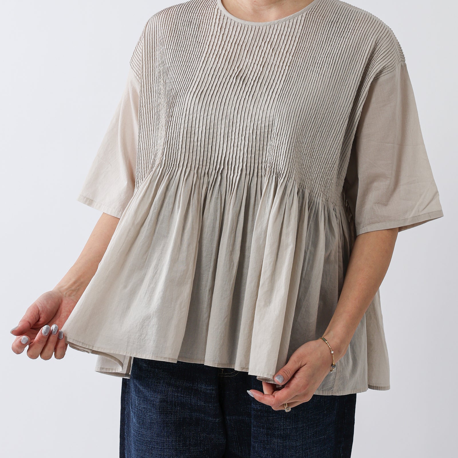 MAISON DE SOIL 80s ORGANIC COTTON  PULLOVER SHIRT / NMDS26241