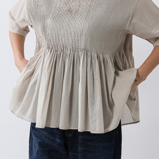 MAISON DE SOIL 80s ORGANIC COTTON  PULLOVER SHIRT / NMDS26241