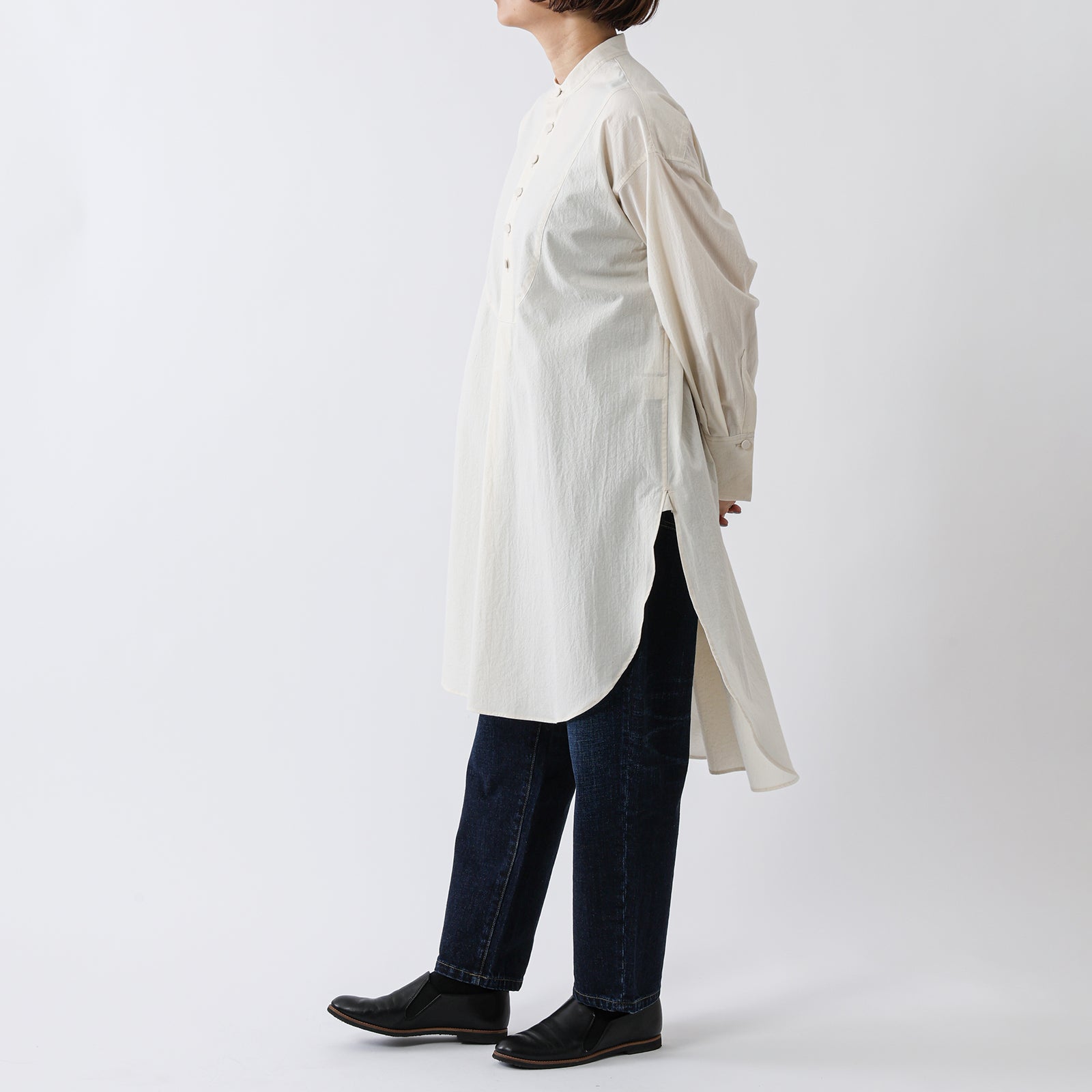the last flower of the afternoon Bosom shirt dress