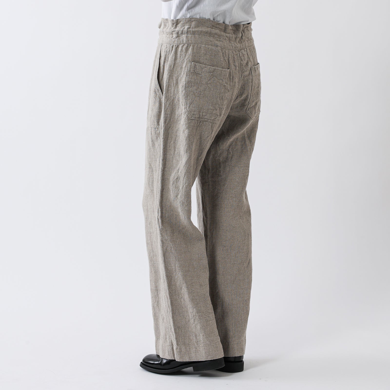 MEYAME リLINEN COMFORTABLE DRAWCODE PANTS