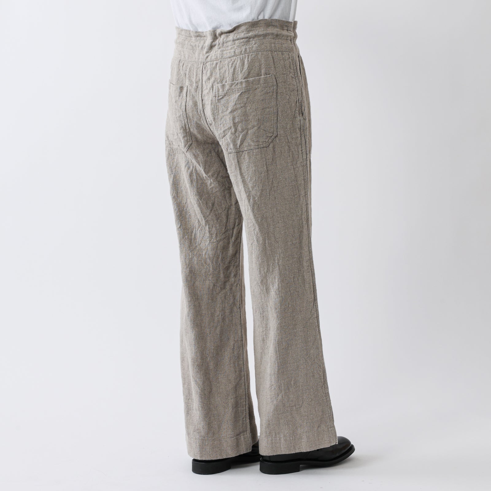 MEYAME リLINEN COMFORTABLE DRAWCODE PANTS