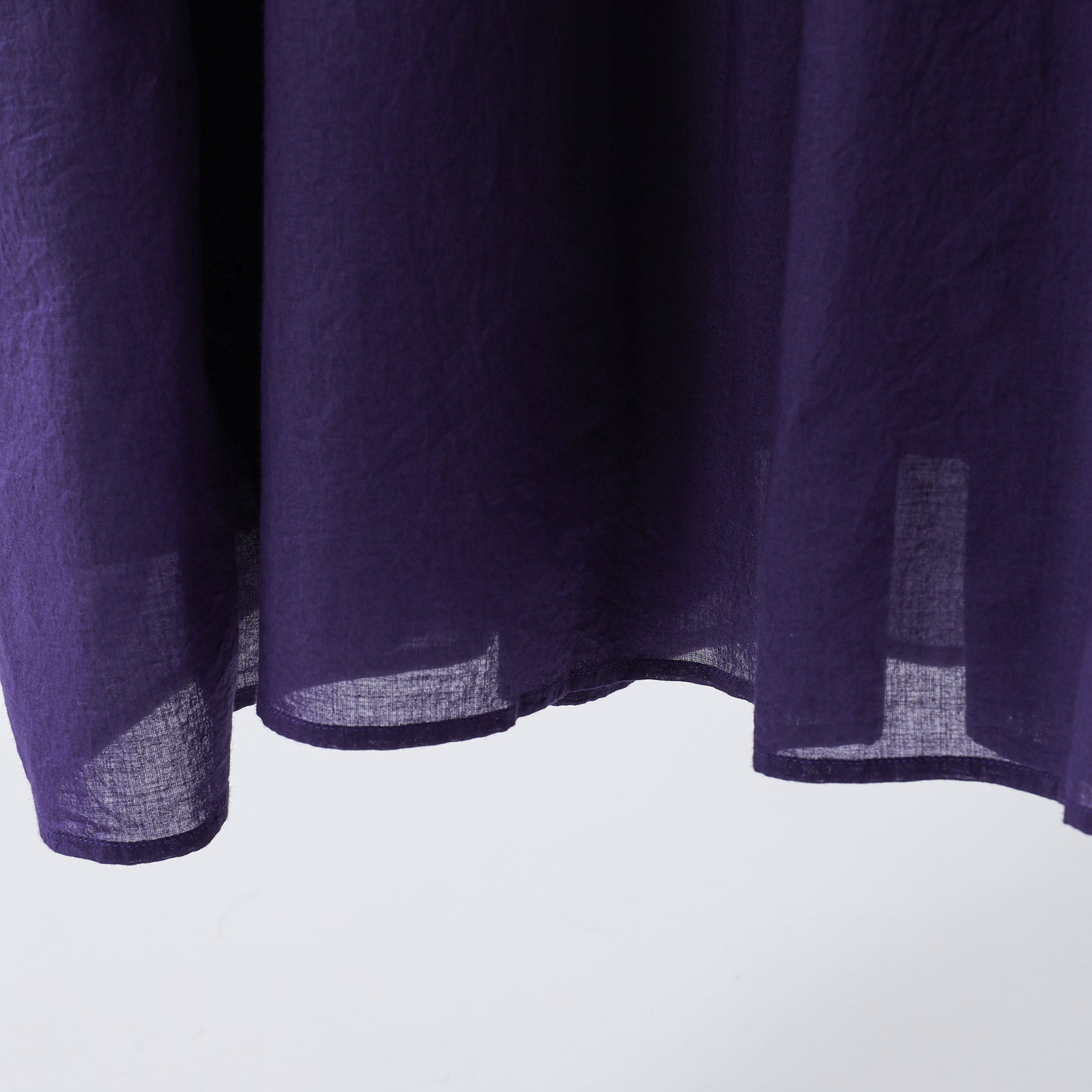 maison de soil 80s ORGANIC COTTON VOILE NO/SLEEVE PULLOVER DRESS WITH MINI PINTUCK / NMDS26244