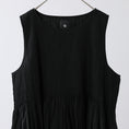 갤러리 뷰어로 이미지로드, maison de soil 80s ORGANIC COTTON VOILE NO/SLEEVE PULLOVER DRESS WITH MINI PINTUCK / NMDS26244 (コピー)
