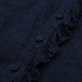 갤러리 뷰어로 이미지로드, maison de soil  60s AUTOLOOM LINEN PLAIN OVERDYE FRENCH/SL FRILL COLLAR SHIRTS / INMDS26001D
