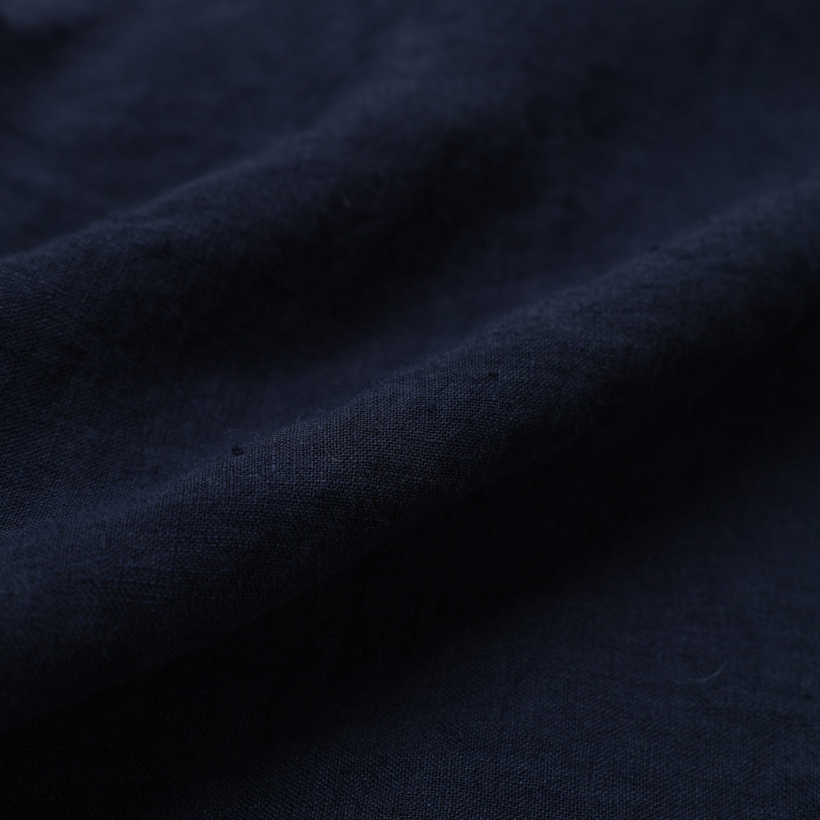 maison de soil  60s AUTOLOOM LINEN PLAIN OVERDYE FRENCH/SL FRILL COLLAR SHIRTS / INMDS26001D