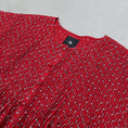 Load image into Gallery viewer, maison de soil 80s VOILE SMALL GENTIANA BLOCK PRINT CREW-NECK BUTTON F/SLEEVE SHIRT WITH PINTUCK / NMDS26252 (コピー)
