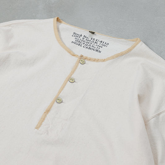 Nigel Cabourn 50s HENLEY NECK SHIRT / 80520021025