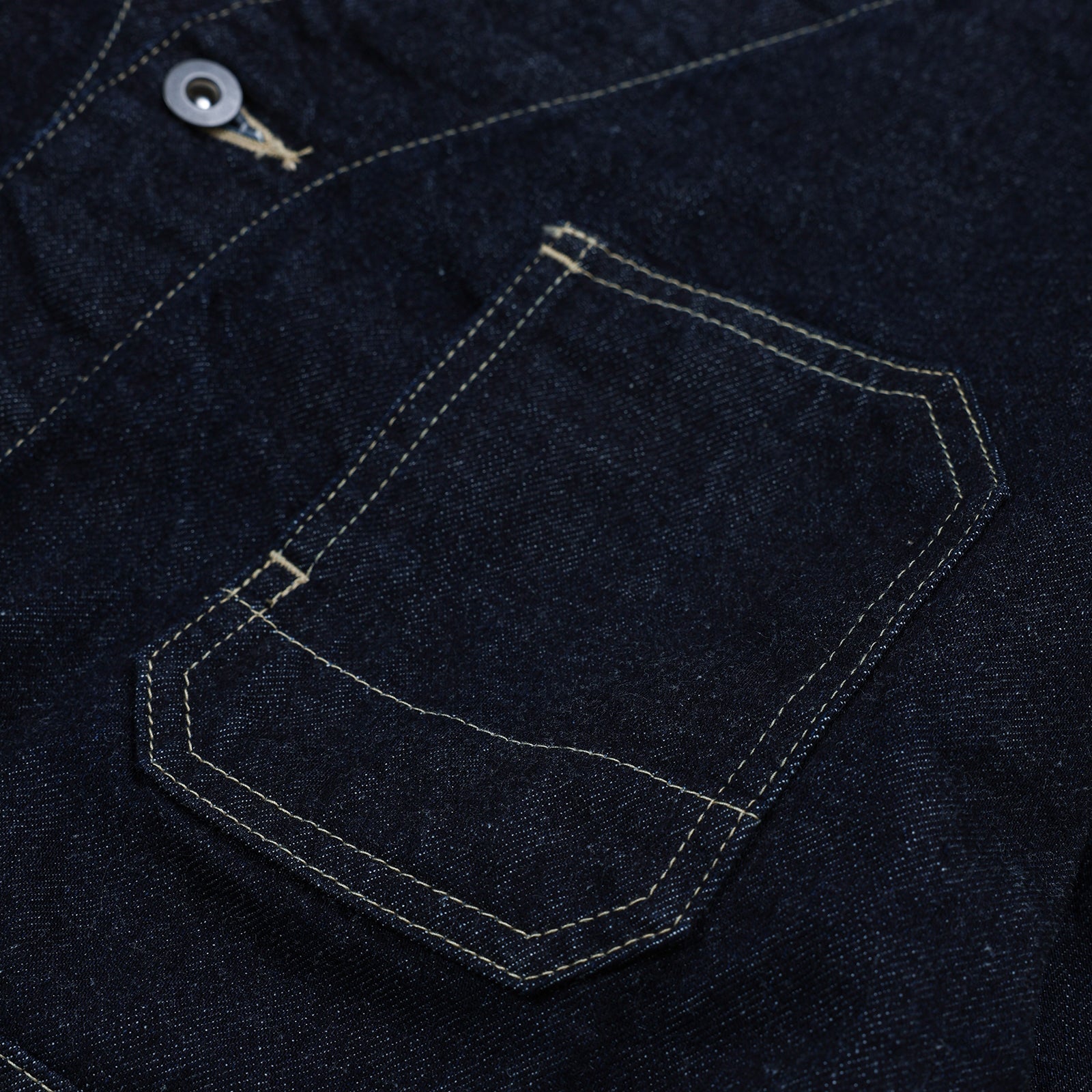 Veritecoeur No-Collar Denim Coverall / ST-186