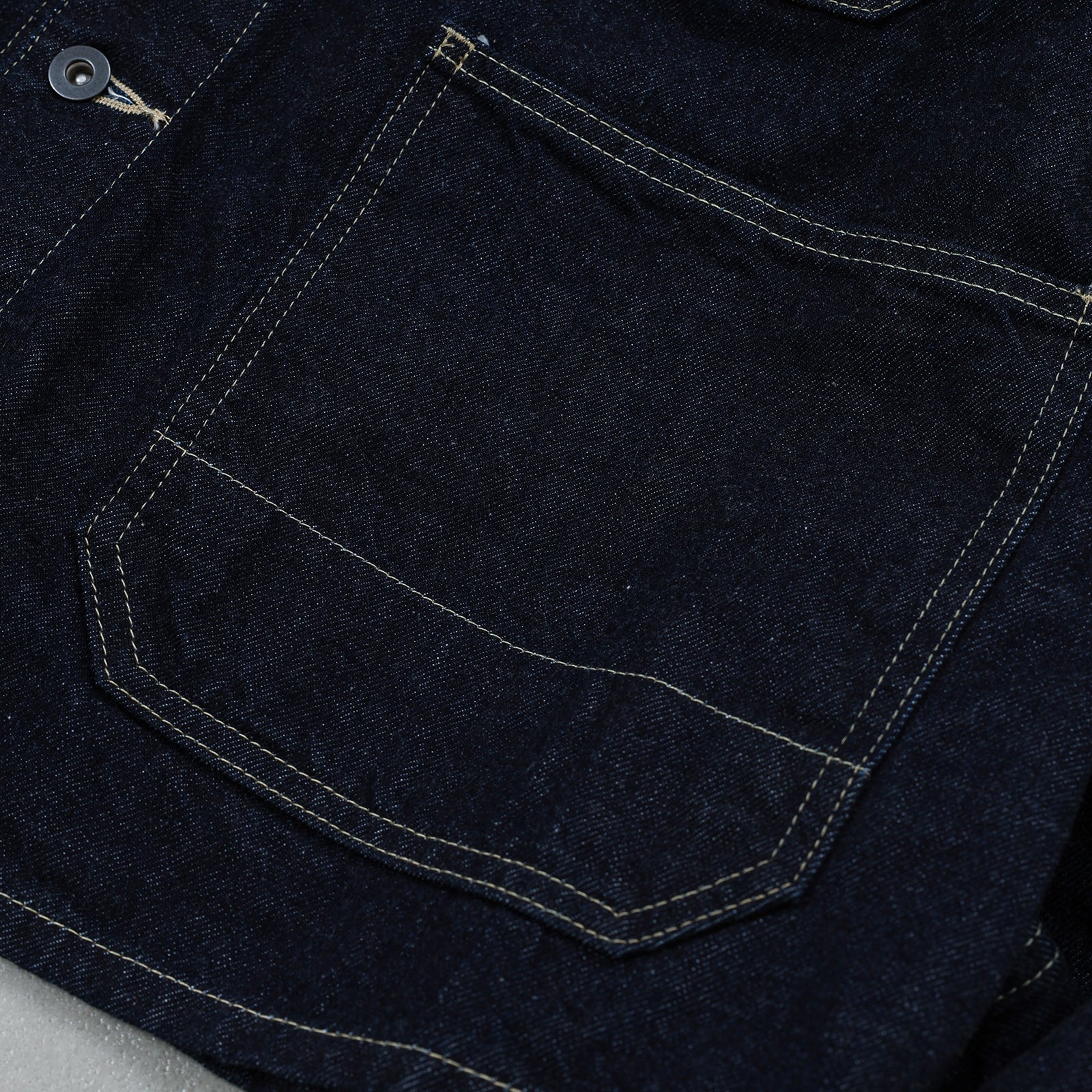 Veritecoeur No-Collar Denim Coverall / ST-186