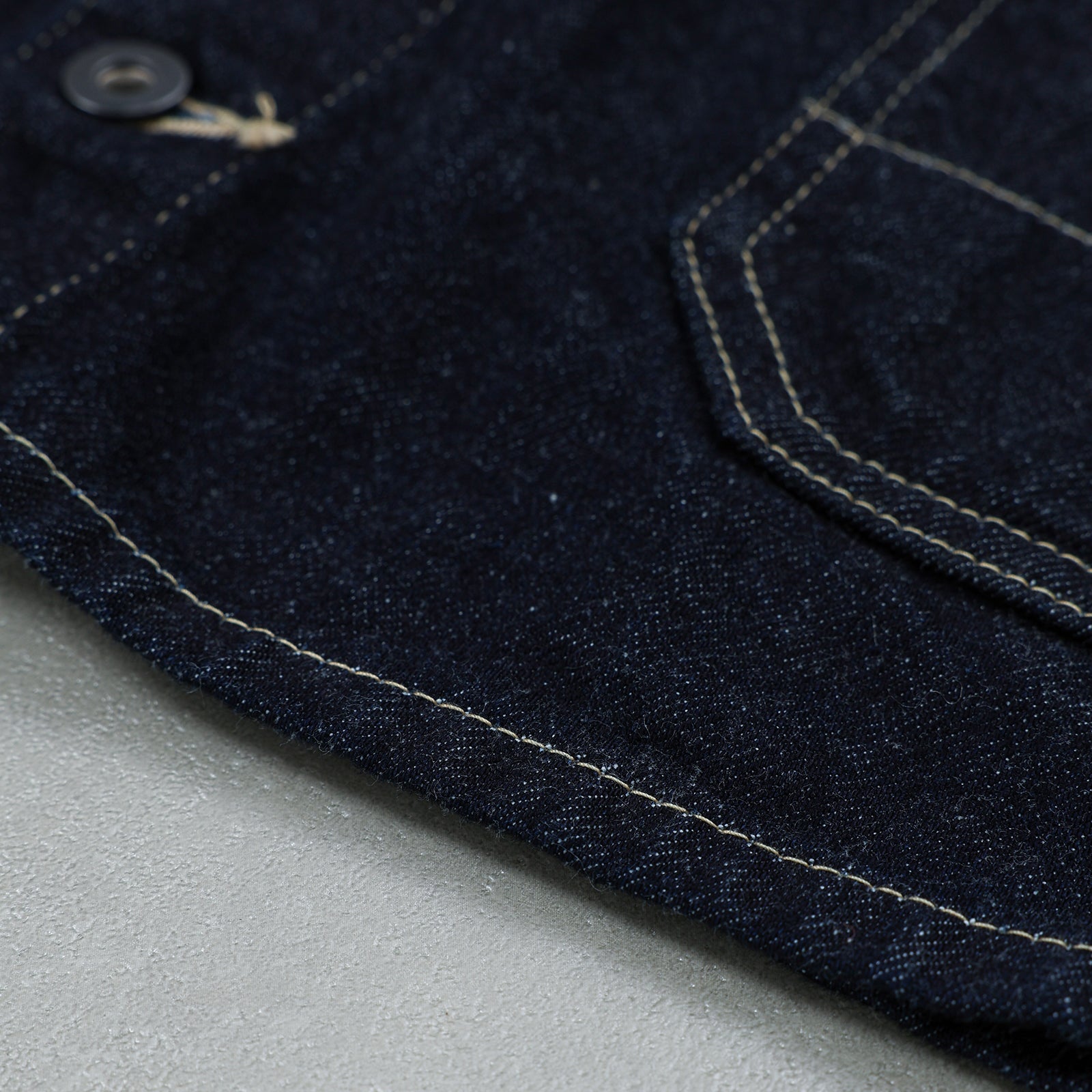 Veritecoeur No-Collar Denim Coverall / ST-186