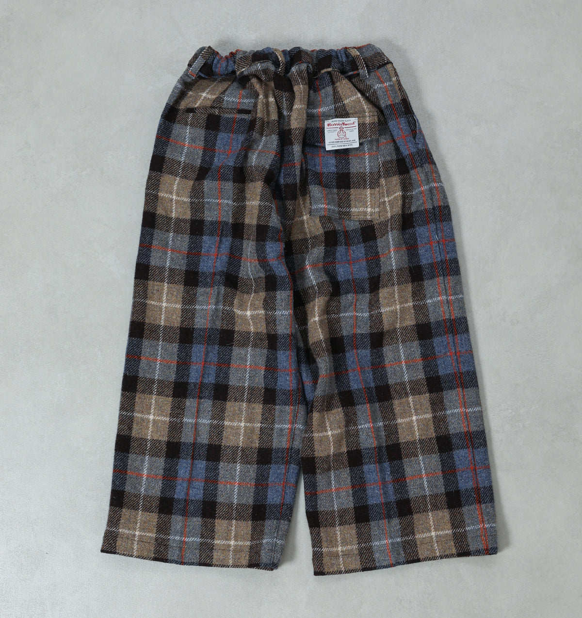 sillage hakama pants plaid harris tweed /
