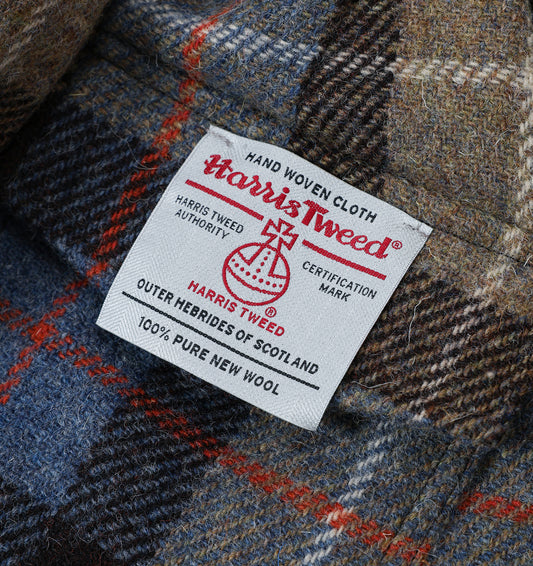 sillage hakama pants plaid harris tweed /