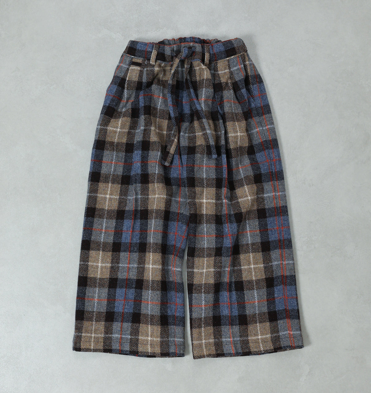 sillage hakama pants plaid harris tweed /