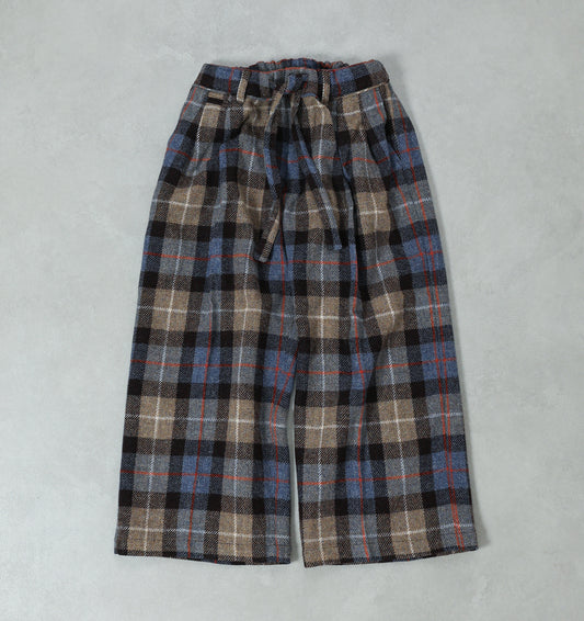 sillage hakama pants plaid harris tweed /