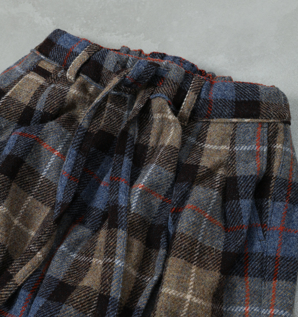 sillage hakama pants plaid harris tweed /