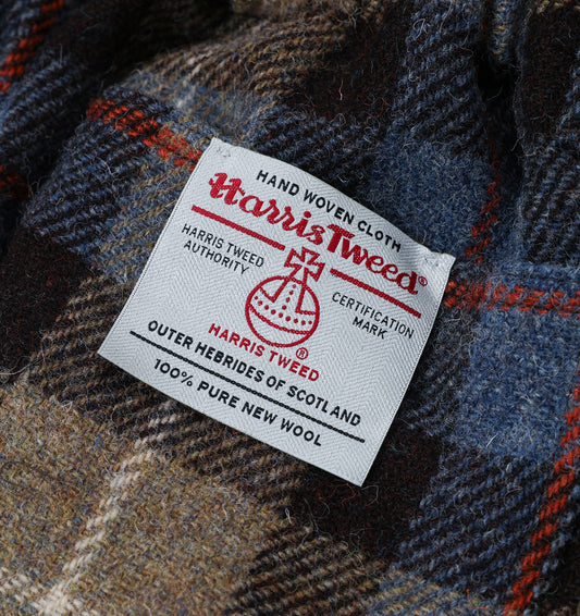 sillage circular pants plaid harris tweed /