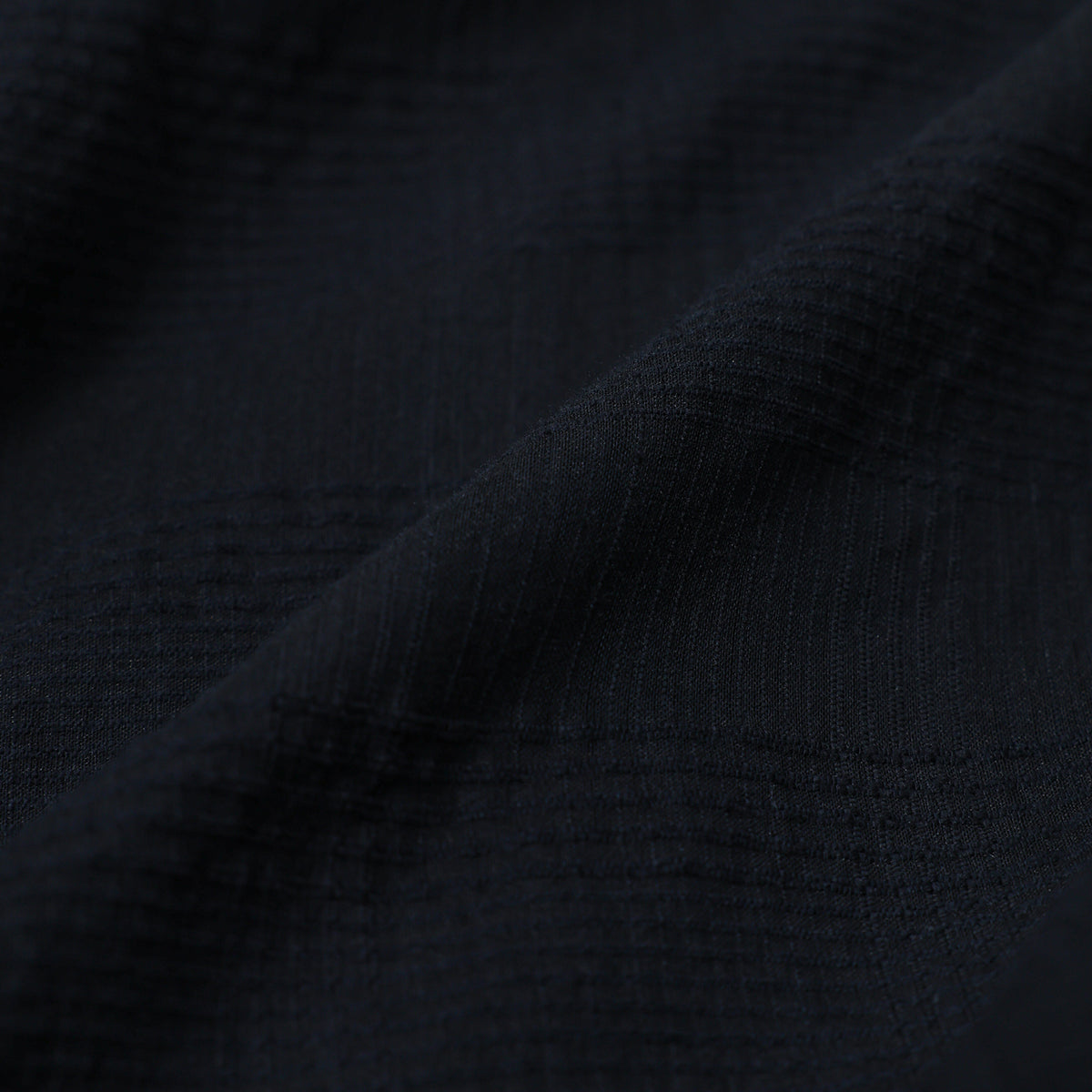 maison de soil COTTON/SILK SELF FINE CHECK BANDED COLLAR SHIRTS WITH MINI PINTUCK / INMDS26711