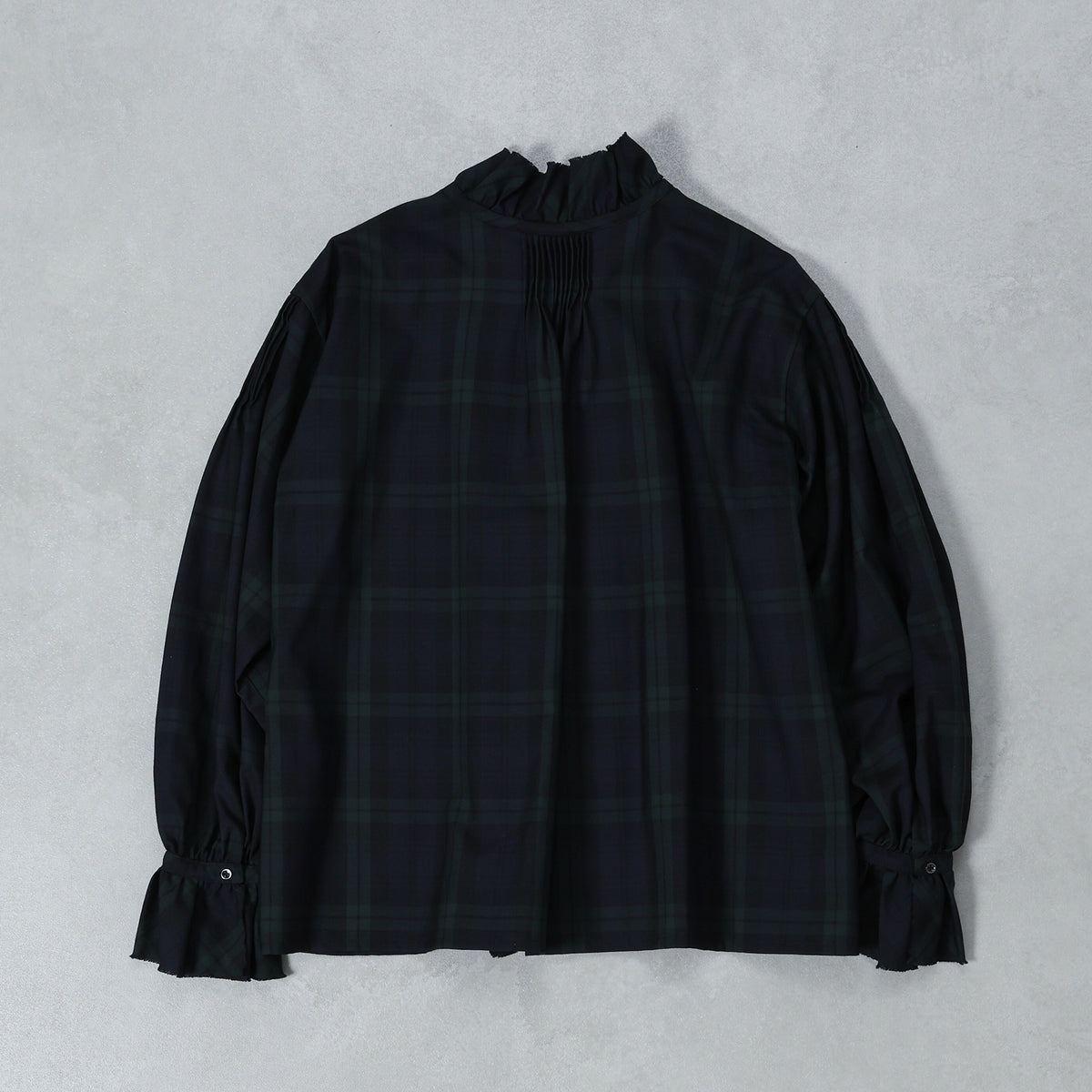 Nigel Cabourn ギャザーカラーブラウス / 80530810101