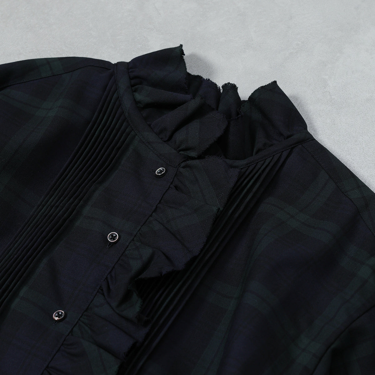 Nigel Cabourn ギャザーカラーブラウス / 80530810101