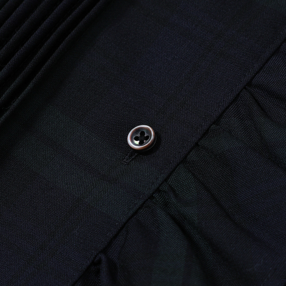 Nigel Cabourn ギャザーカラーブラウス / 80530810101