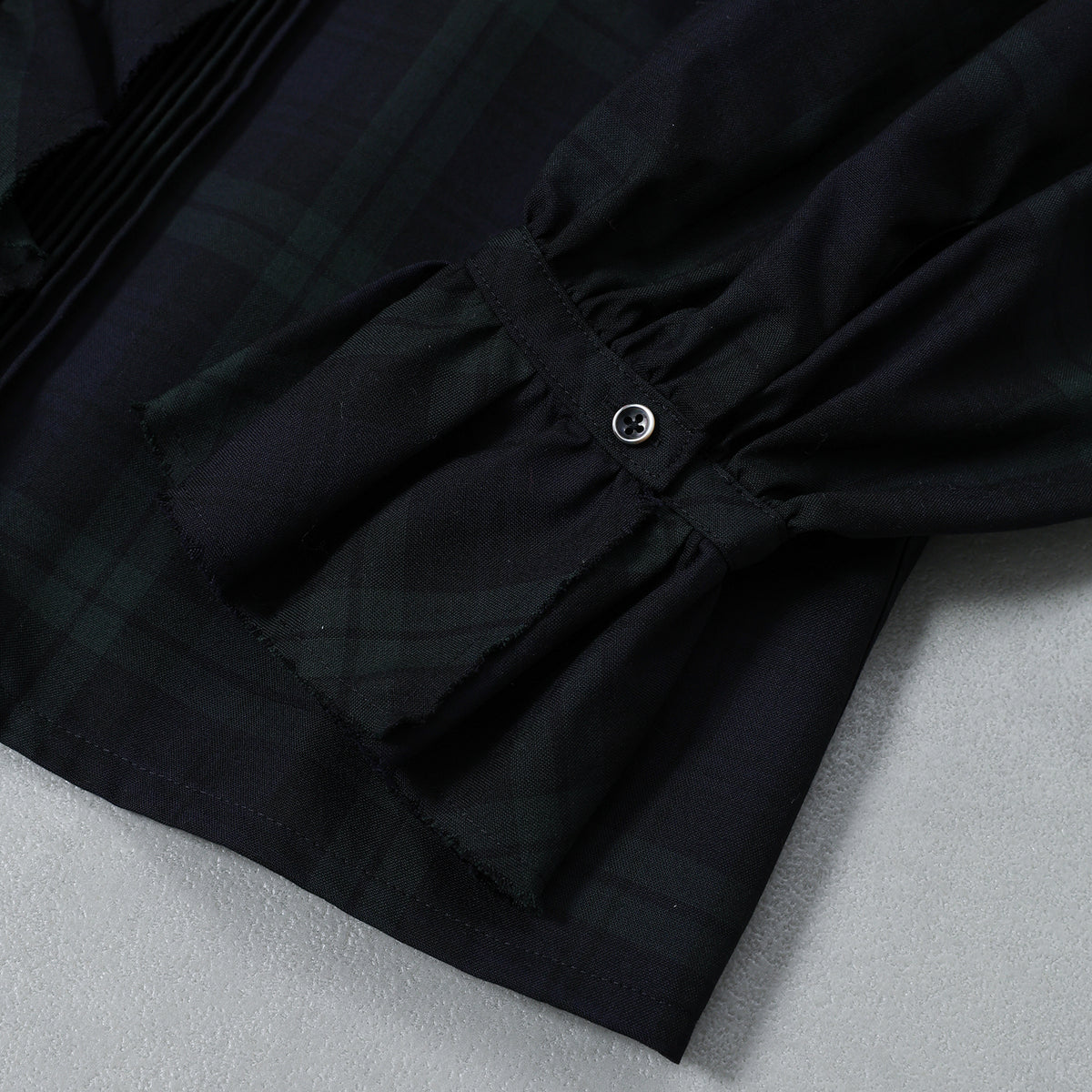 Nigel Cabourn ギャザーカラーブラウス / 80530810101