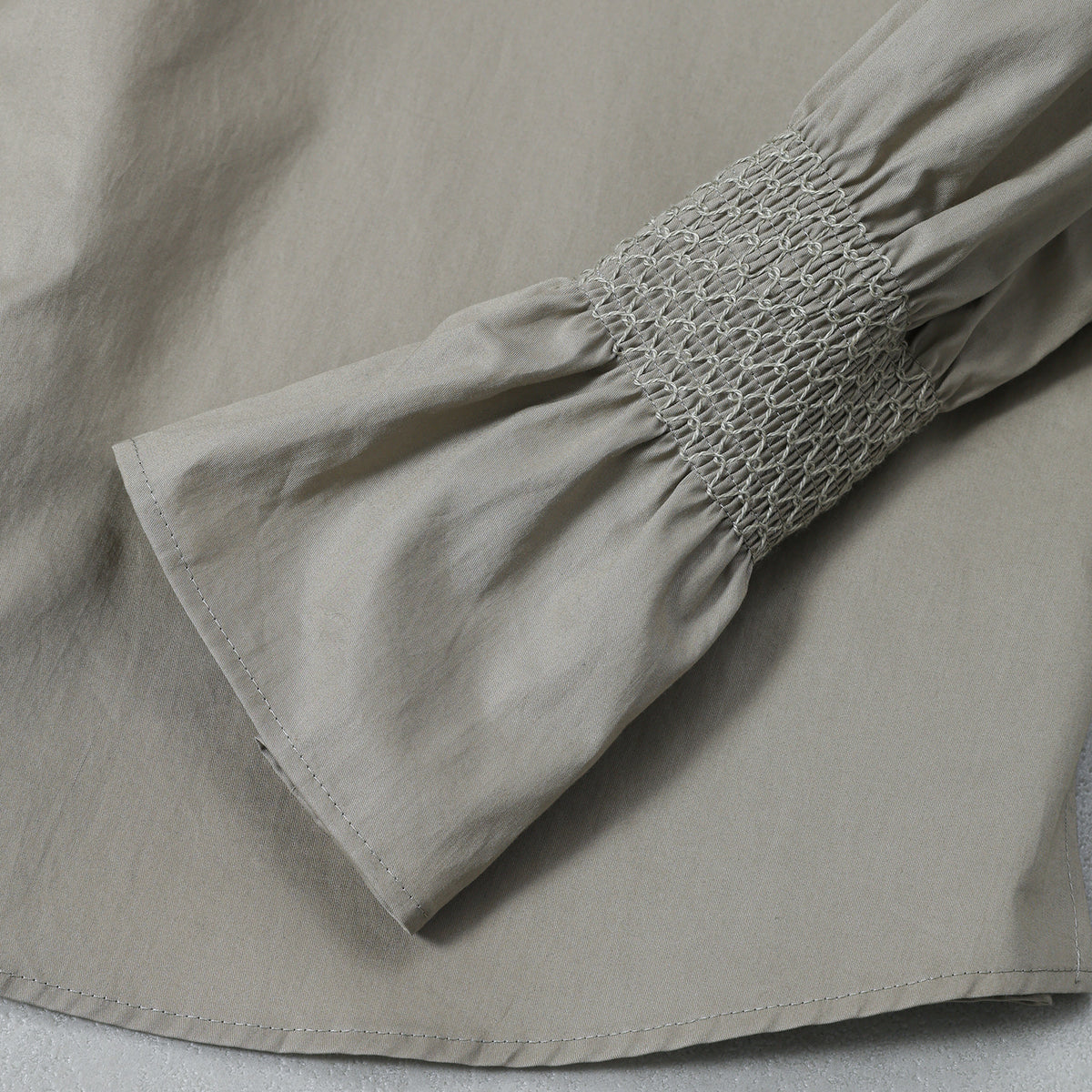 Nigel Cabourn フレンチスモッキングブラウスツイル  / 80530810001
