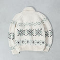 Load image into Gallery viewer, ichi Antiquite's  PERU HAND KNIT 柄編みカーディガン / 1200353
