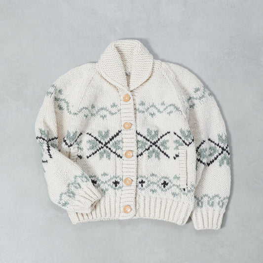 ichi Antiquite's  PERU HAND KNIT 柄編みカーディガン / 1200353