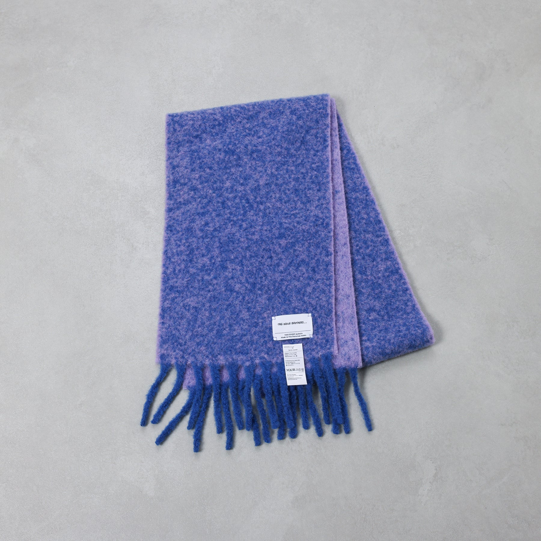 The Inoue Brothers... Two Colour Woolly Scarf  / TIB-ALAC2085ML