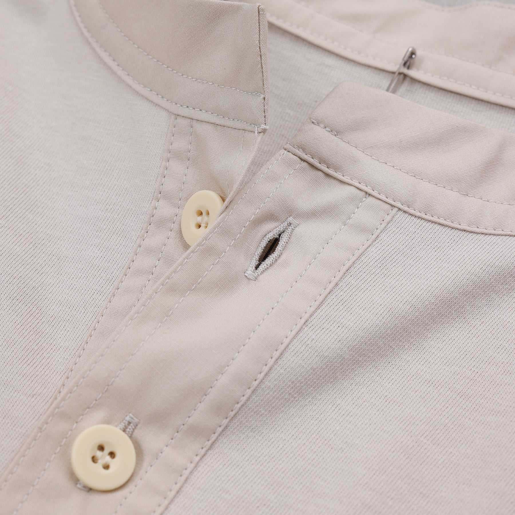 Veritecoeur テンジクヘンリーネックTEE / VCC-516