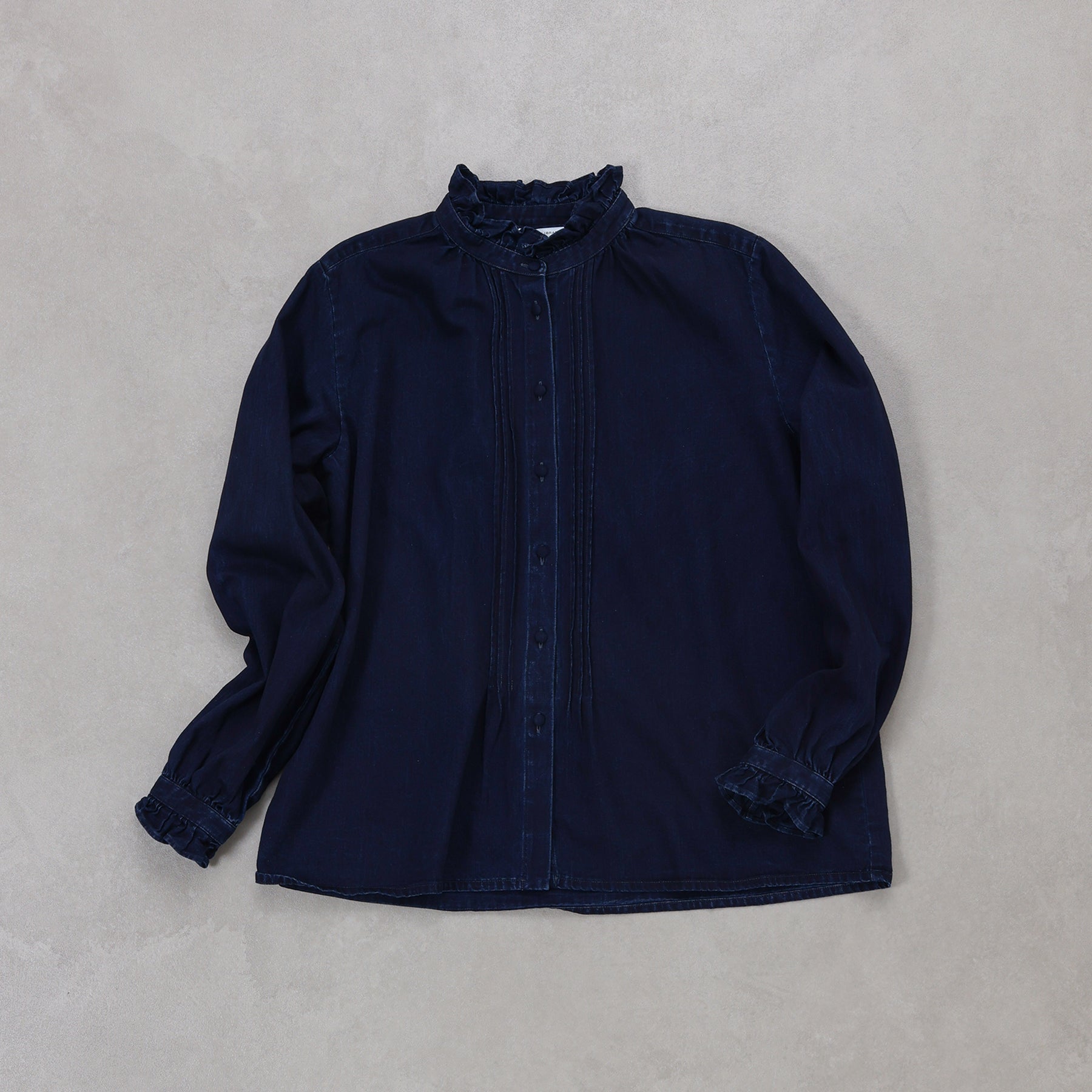 A PIECE OF LIBRARY バイオレットブルーフェルメールブラウス / 425509