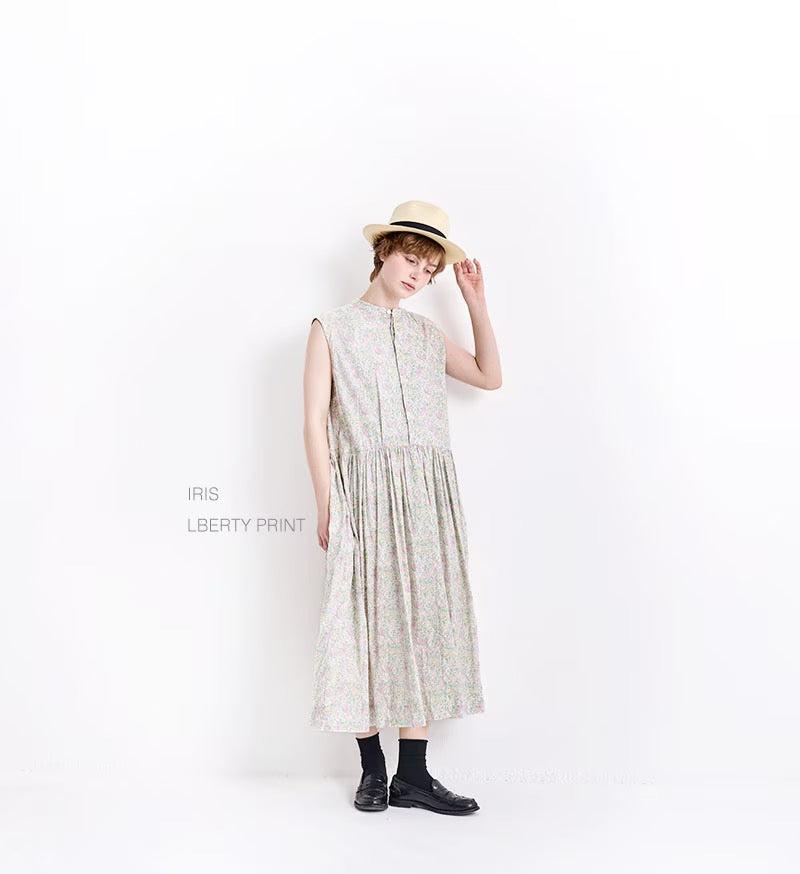 Veritecoeur LIBERTY PRINT ノースリーブワンピース / VC2848