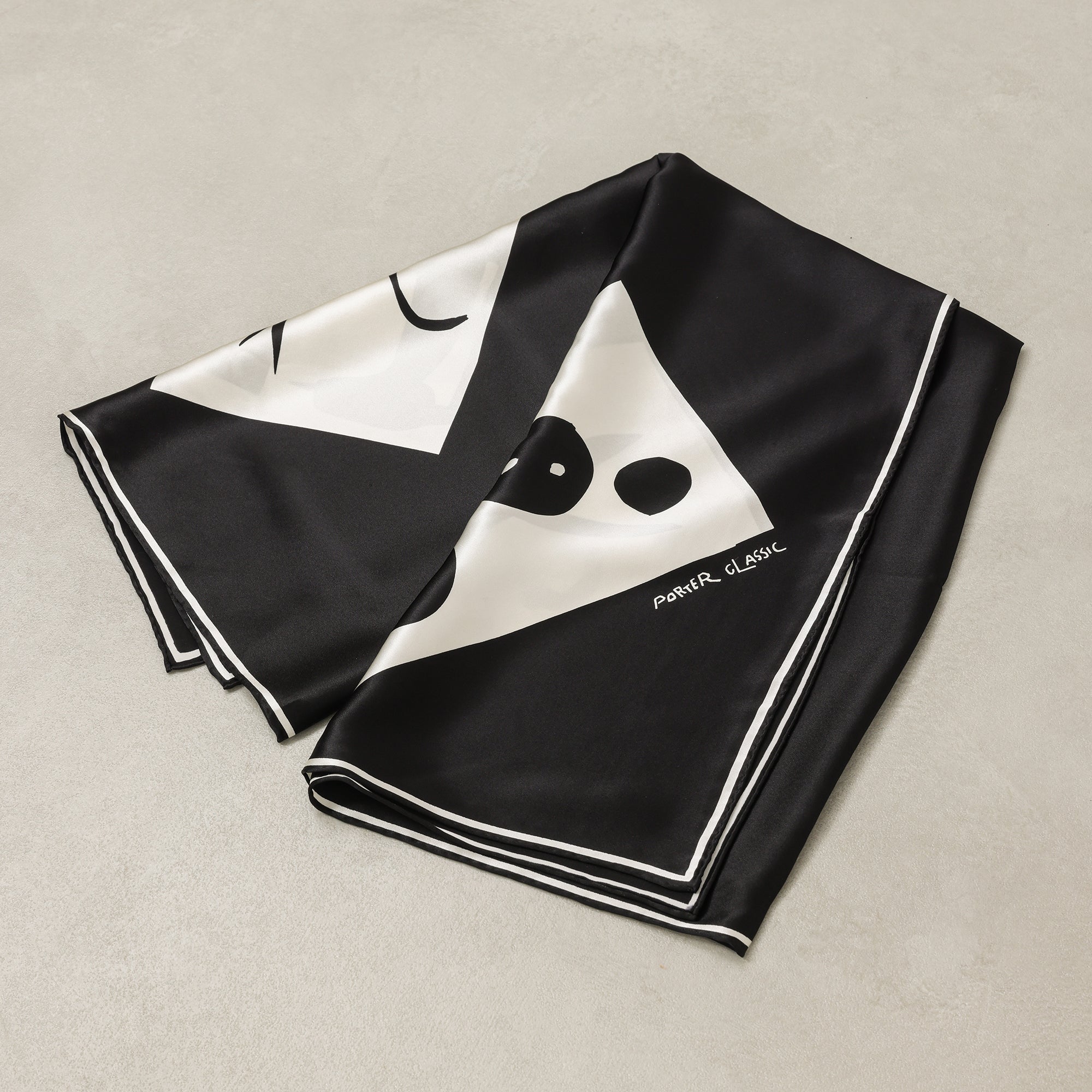 PORTER CLASSIC SILK SCARF / PC-011-2056-0010-0900 – JILL HOUSE