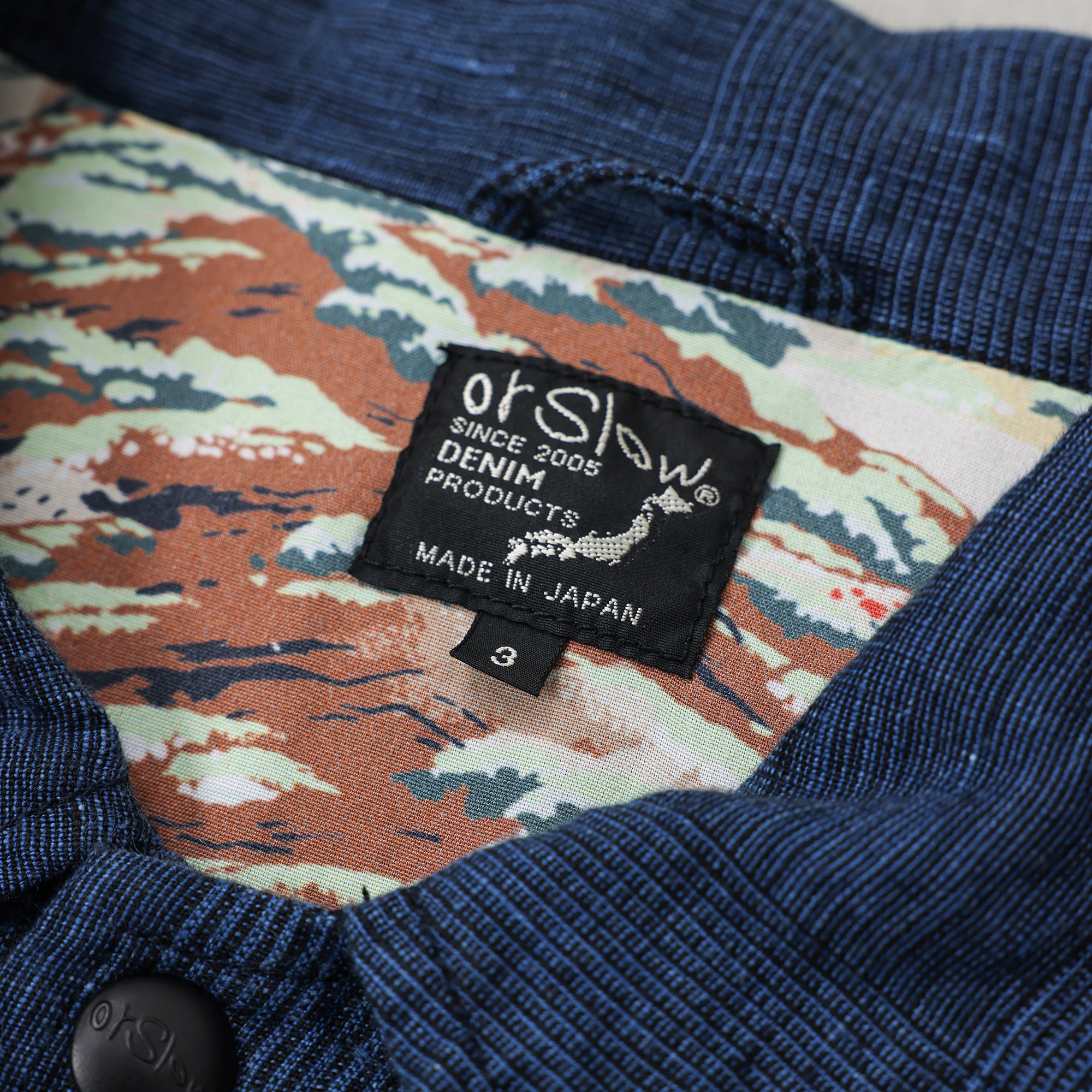 orSlow COACH JACKET INDIGO CHECK / 01-6050-101 – JILL HOUSE