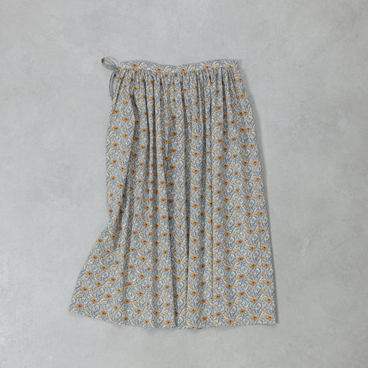 MidiUmi LIBERTY print farmer's skirt / 1-760164