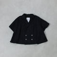갤러리 뷰어로 이미지로드, the last flower of the afternoon Open-collar cropped overshirt
