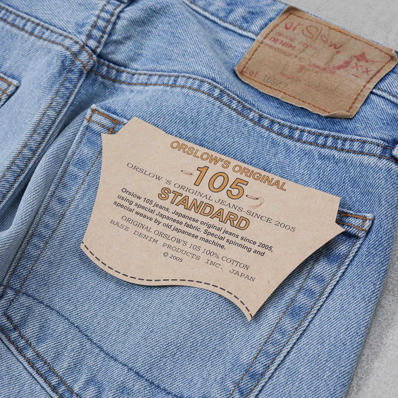 orSlow 105 90'S DENIM SKY BLUE / 01-1050W-99