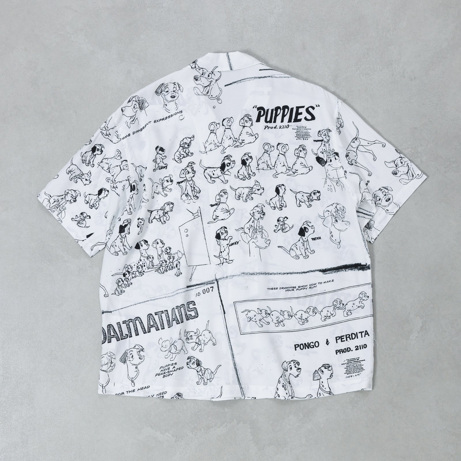 PORTER CLASSIC DISNEY VP / PC ALOHA COLLECTION ALOHA SHIRT / 101 DALMATIANS / DP-024-3966