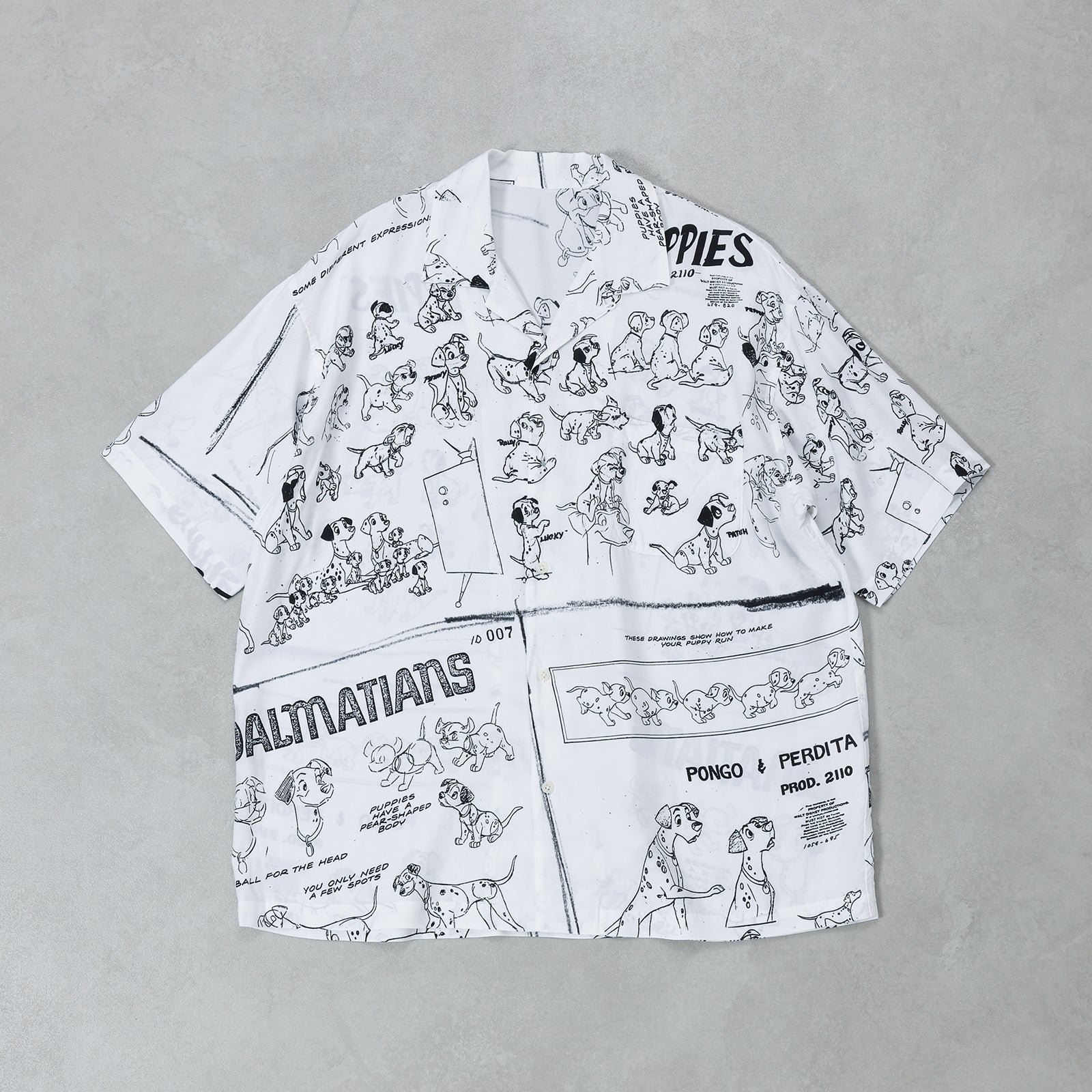 PORTER CLASSIC DISNEY VP / PC ALOHA COLLECTION ALOHA SHIRT / 101 DALMATIANS / DP-024-3966