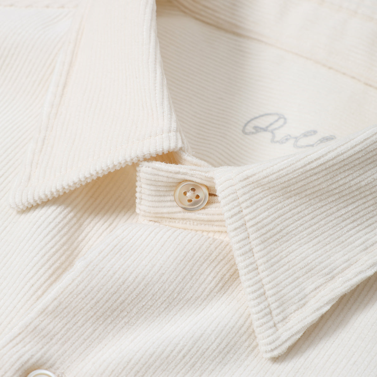 ROLL UP ORGANIC CORDUROY SHIRT (14WALE) / BFA-P-016-4306-0090