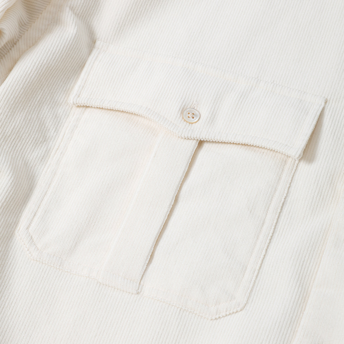 ROLL UP ORGANIC CORDUROY SHIRT (14WALE) / BFA-P-016-4306-0090