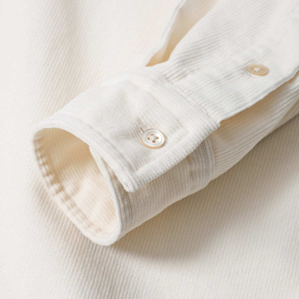 ROLL UP ORGANIC CORDUROY SHIRT (14WALE) / BFA-P-016-4306-0090