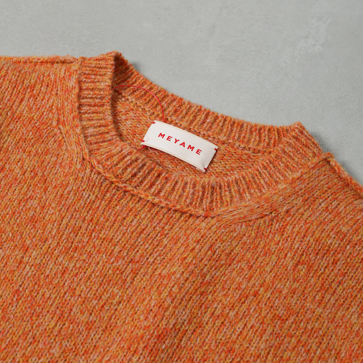 MEYAME OUT LINKING FLUFFY WOOL PULLOVER / MEY-2525